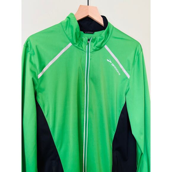 Brooks Men's Running NightLife Infiniti Jacket Size Large - Picture 3 of 10